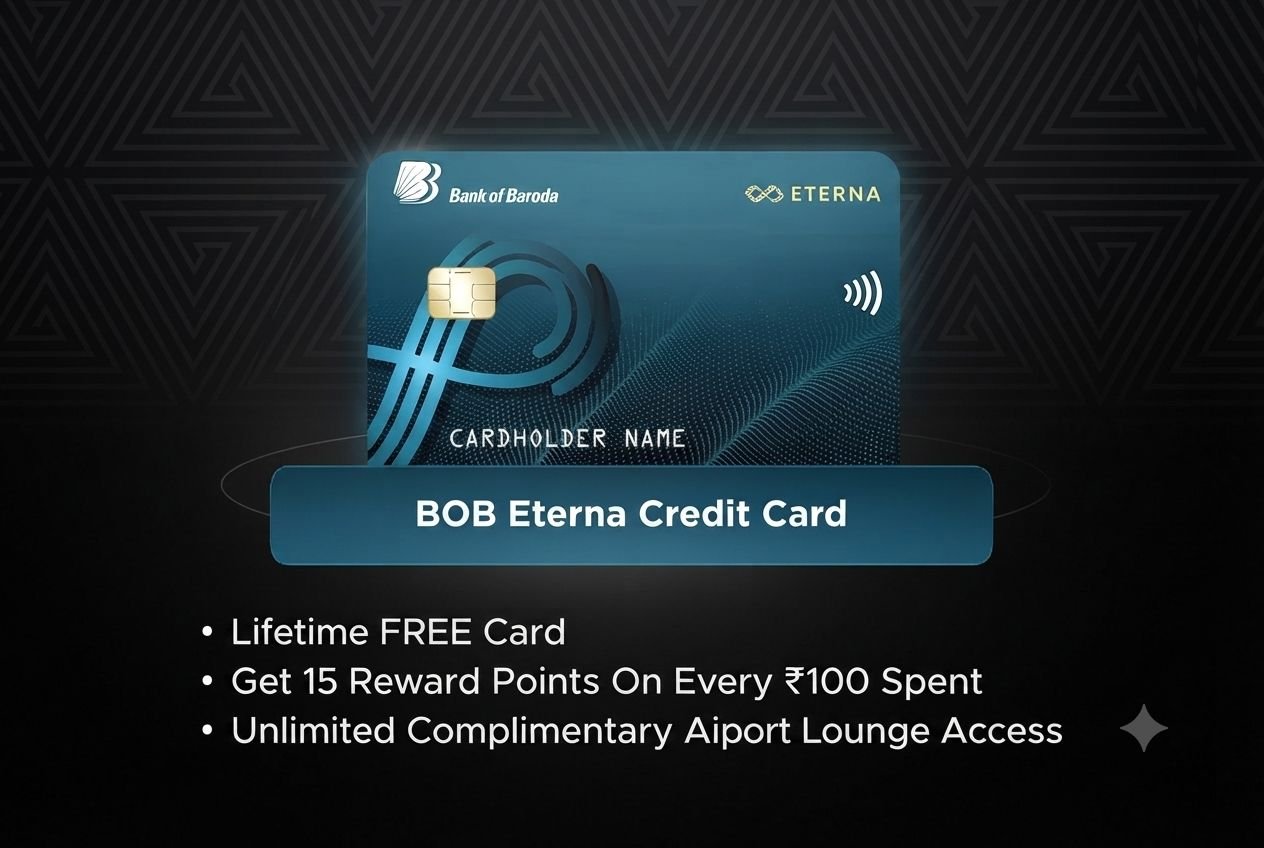 BOBCARD Eterna Credit Card - travel & lounge benefits
