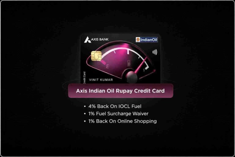 Credit Card axis indian oil rupay credit card